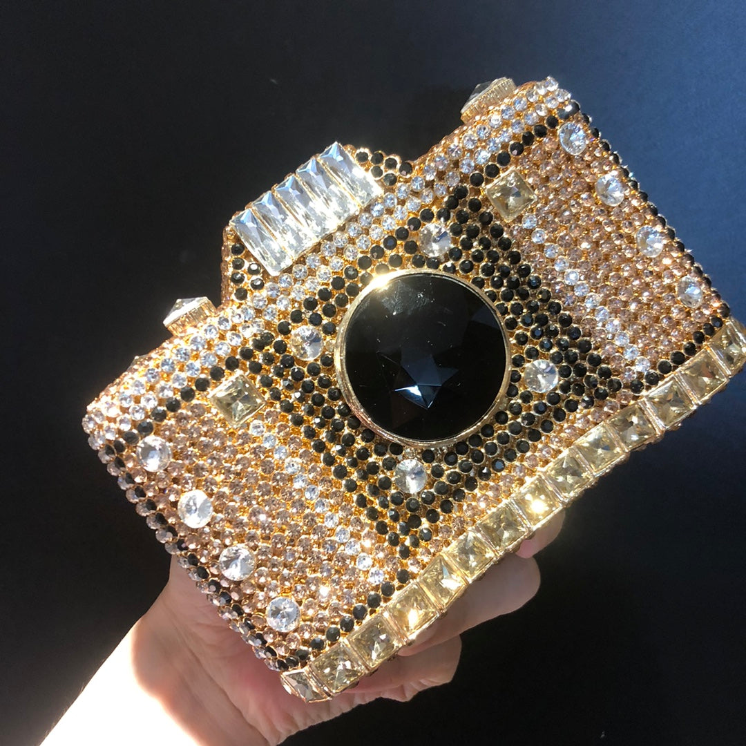 Strict Selection Diamond Hardware Banquet Hand Evening Bags