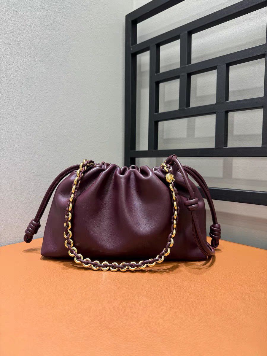 Women's High Quality Cloud Drawstring Lucky Underarm Crossbody Bags