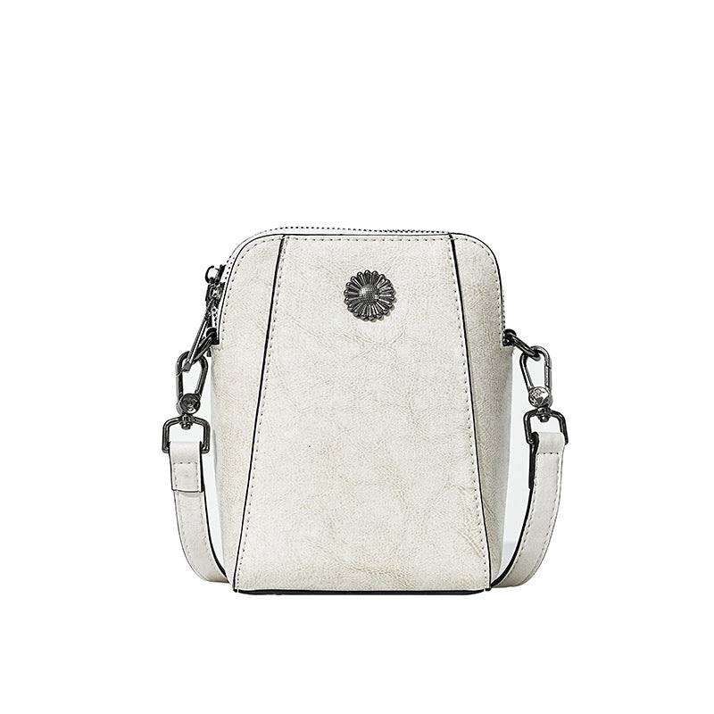 Women's Mobile Summer Simple Leather Lightweight High-grade Crossbody Bags