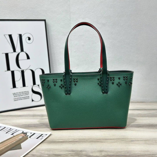 Women's Solid Color Rivet Urban Simple Handmade Handbags