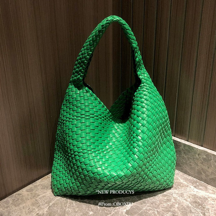 Casual Women's Hand-woven Underarm Fashion Large Tote Bags