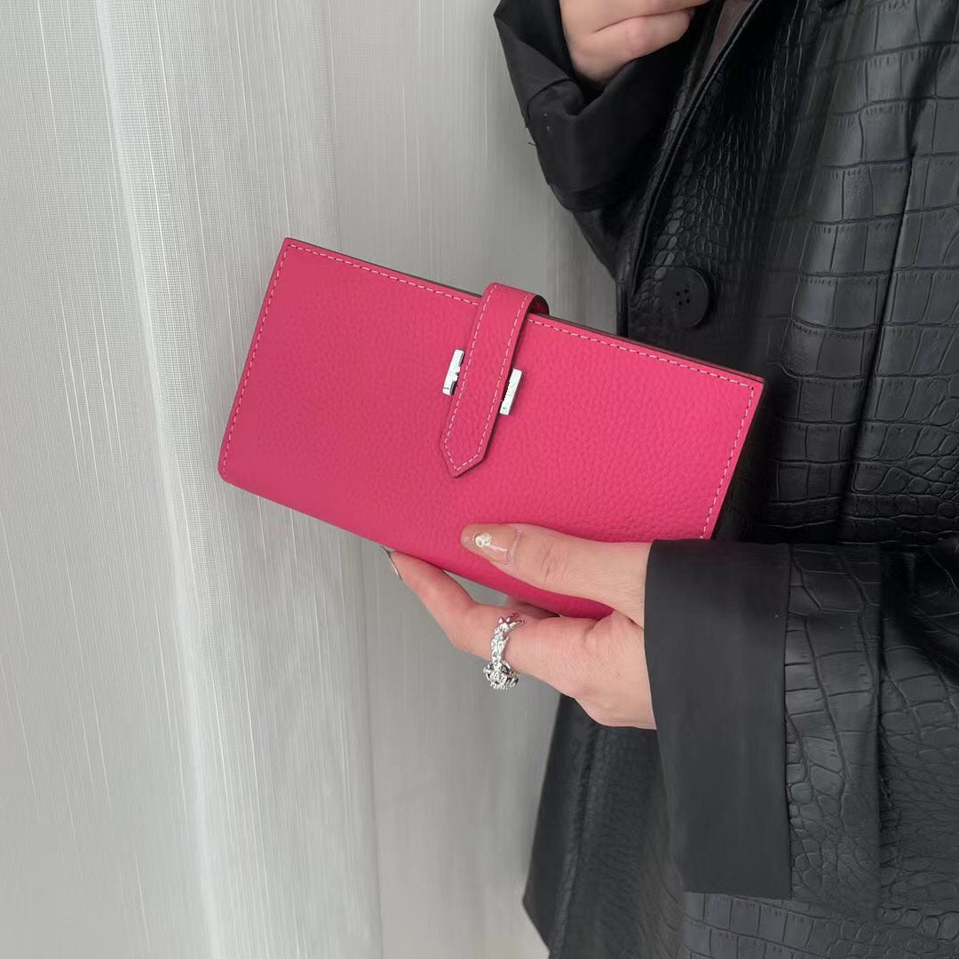 Women's Classic Beautiful Long Leather Clutch Ladies Wallets