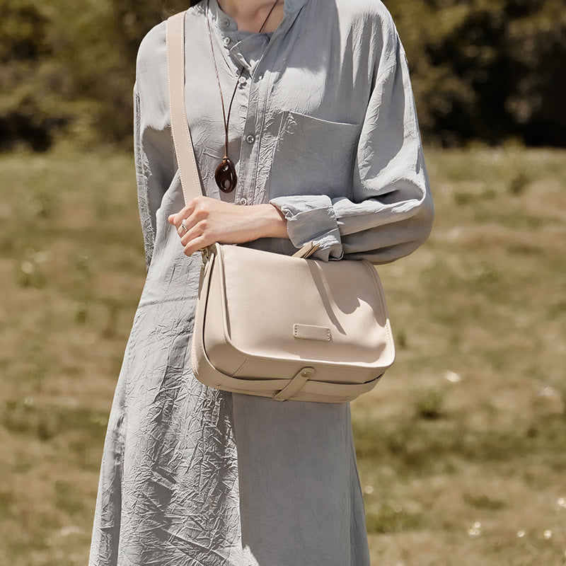 Women's French Stick Underarm High-grade Pillow Genuine Shoulder Bags