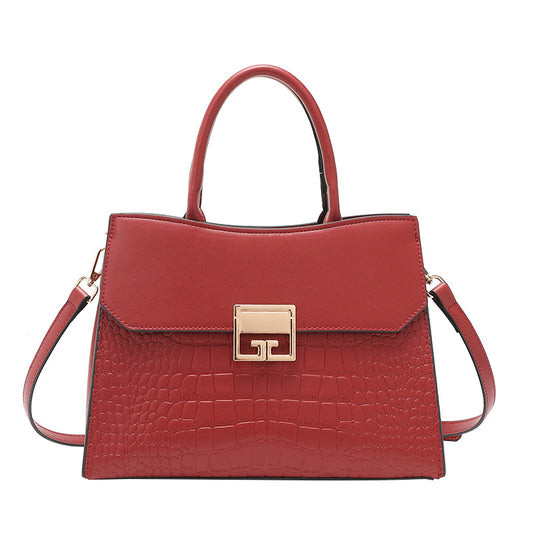 Women's Crocodile Pattern Wedding Elegant Mother-in-law Shoulder Bags