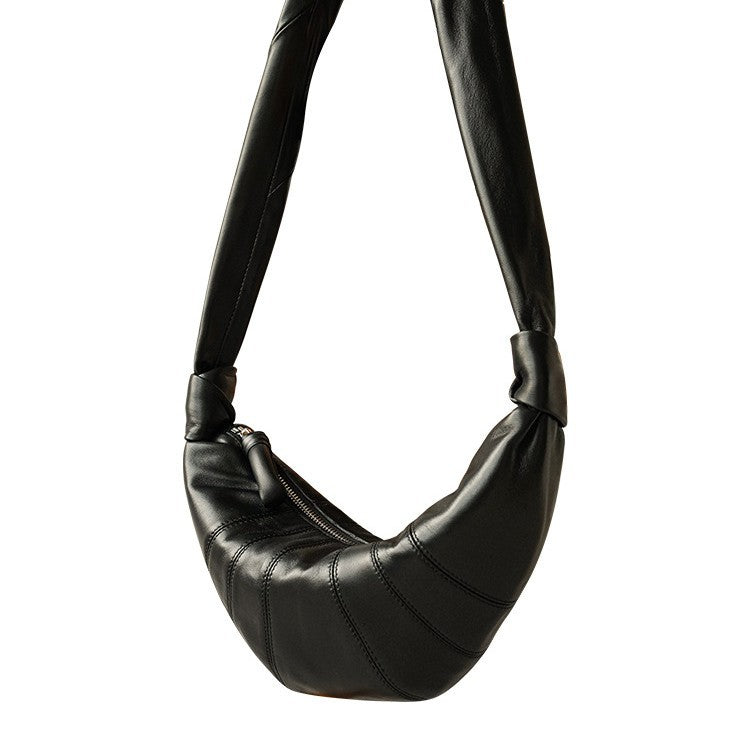 Sheepskin Dumpling Niche Texture Leather Underarm Crossbody Bags