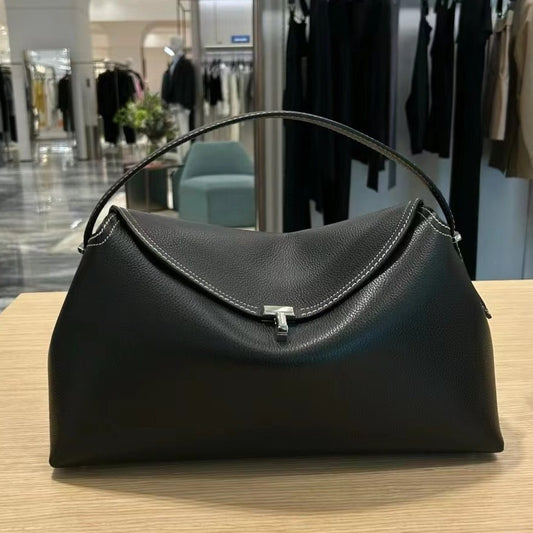 Niche Sweden High-grade Commuter First Layer Cowhide Handbags