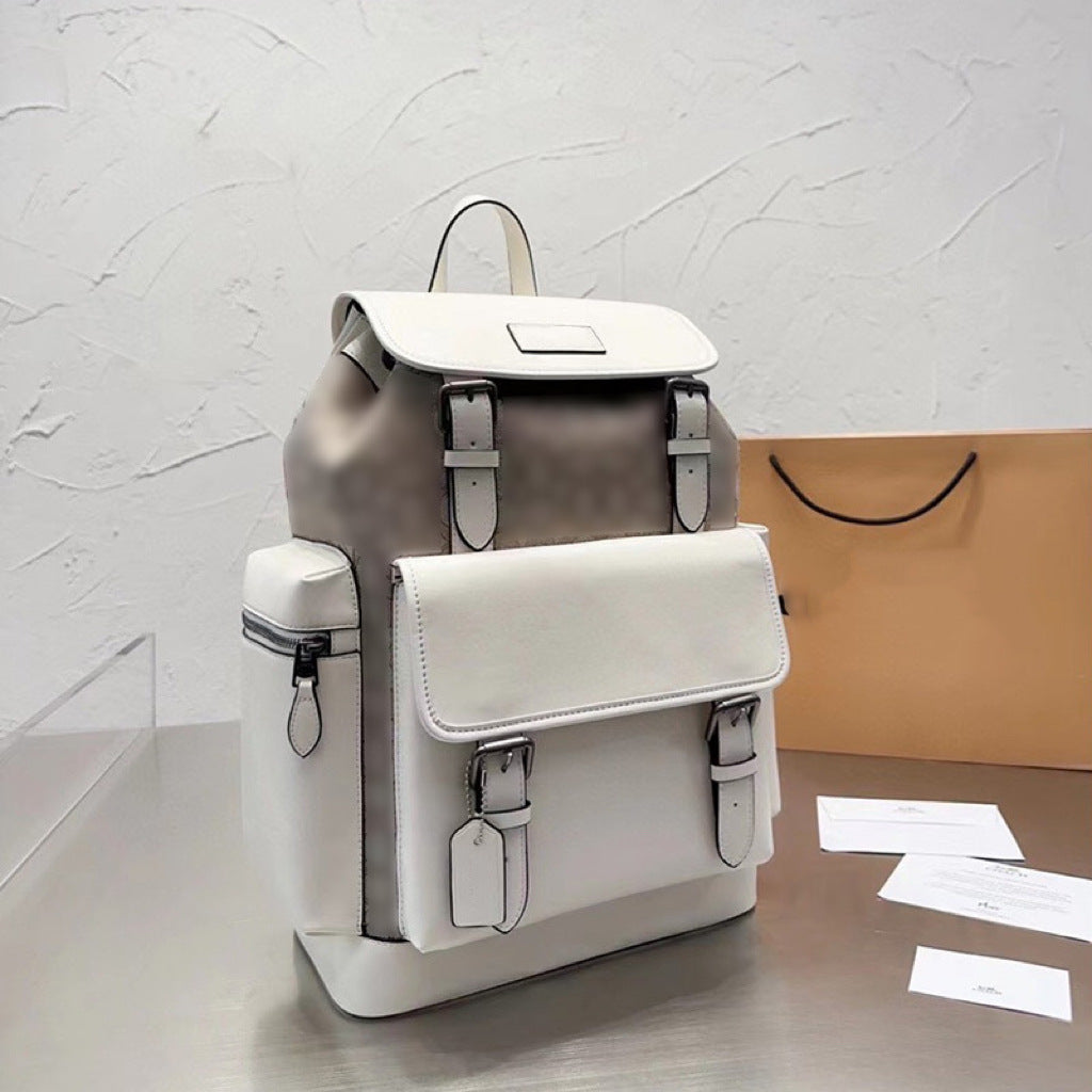 Solid Color Storage Double Joint Vertical Model In Shape Backpacks