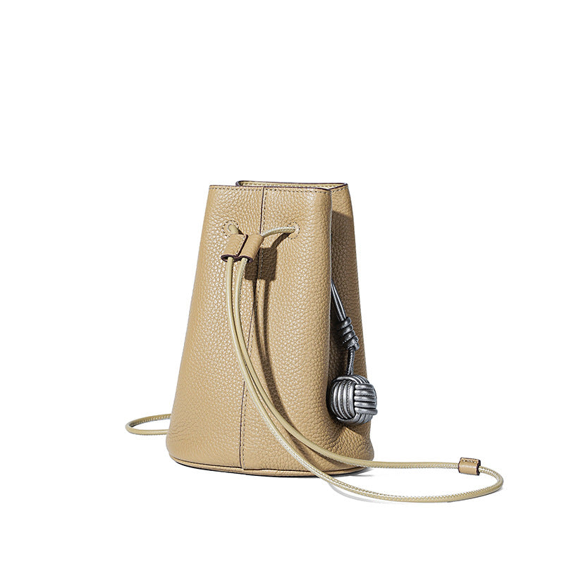 First Layer Cattlehide Leather Fashion High Crossbody Bags