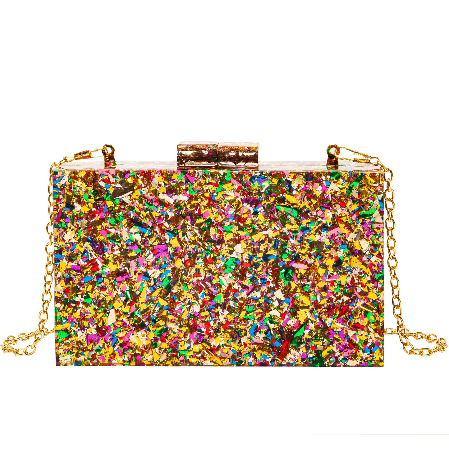 Acrylic Paillette Banquet Dress Garment Clutch Evening Bags