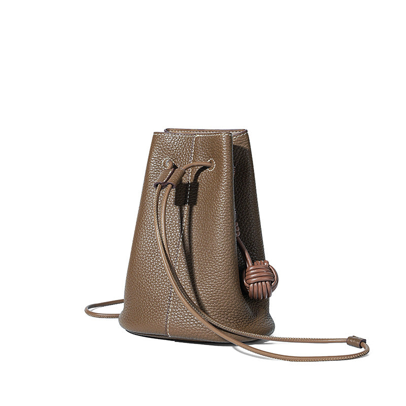 First Layer Cattlehide Leather Fashion High Crossbody Bags