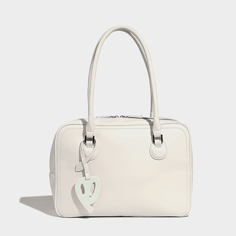 Large Capacity Toast Retro Portable Boston Handbags