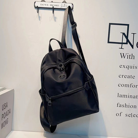 Women's Oxford Cloth Simple Solid Color Commuter Backpacks