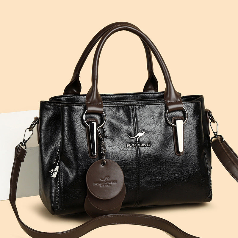 Women's Commuter Large Capacity Leather Pattern Handbags