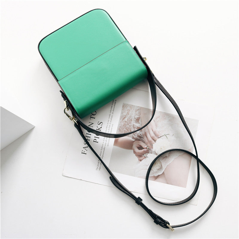 Women's Genuine Leather Retro Fashion Minority Design Crossbody Bags