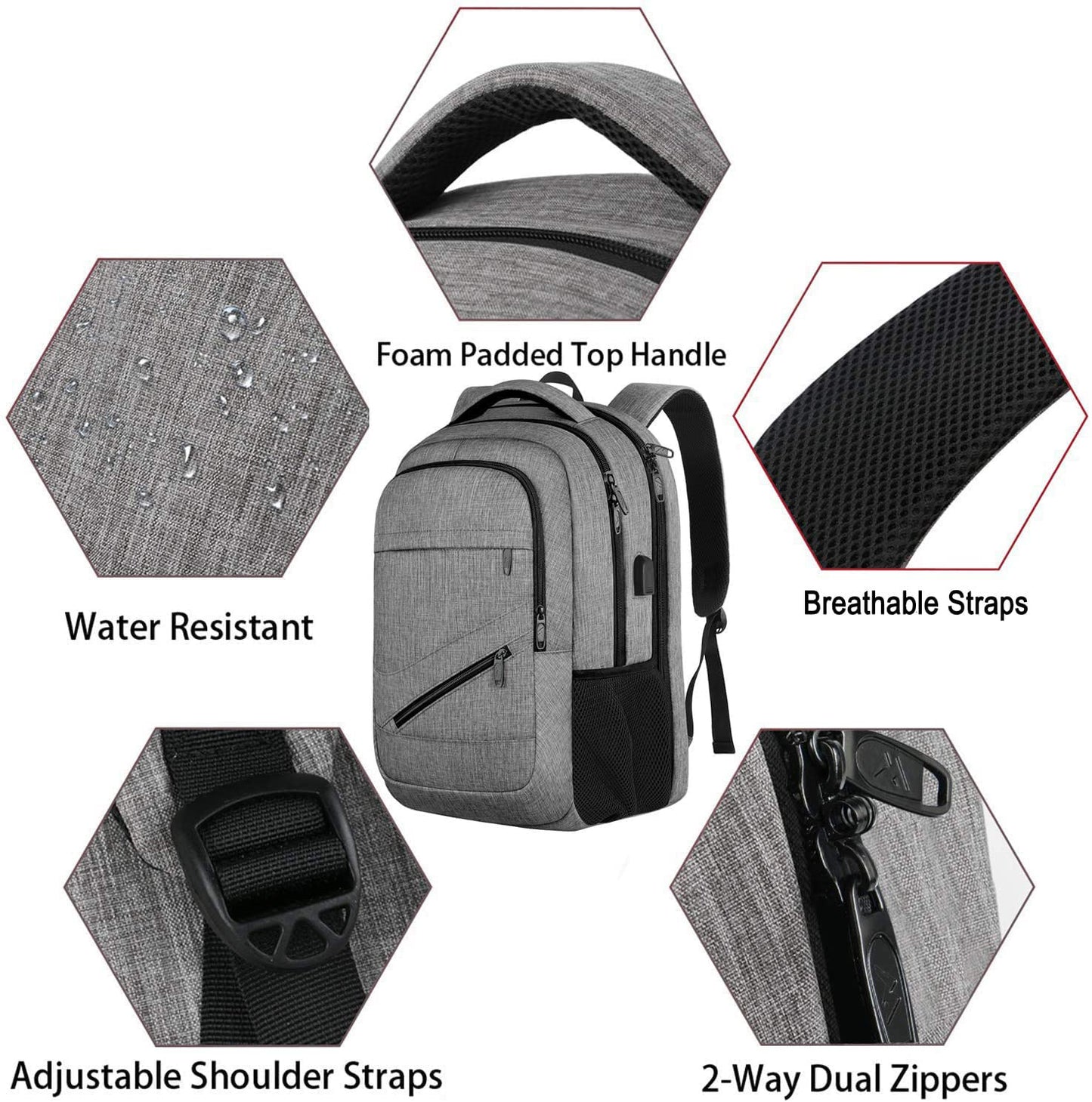 Men's Computer Large Capacity Business Notebook Backpacks