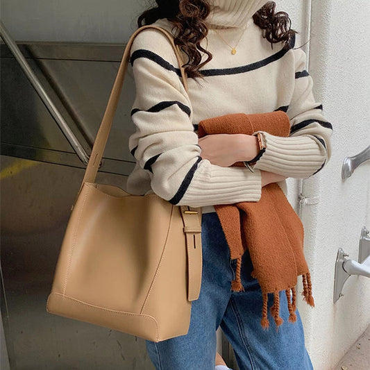Women's Genuine Leather Versatile Large Capacity Commuter Shoulder Bags