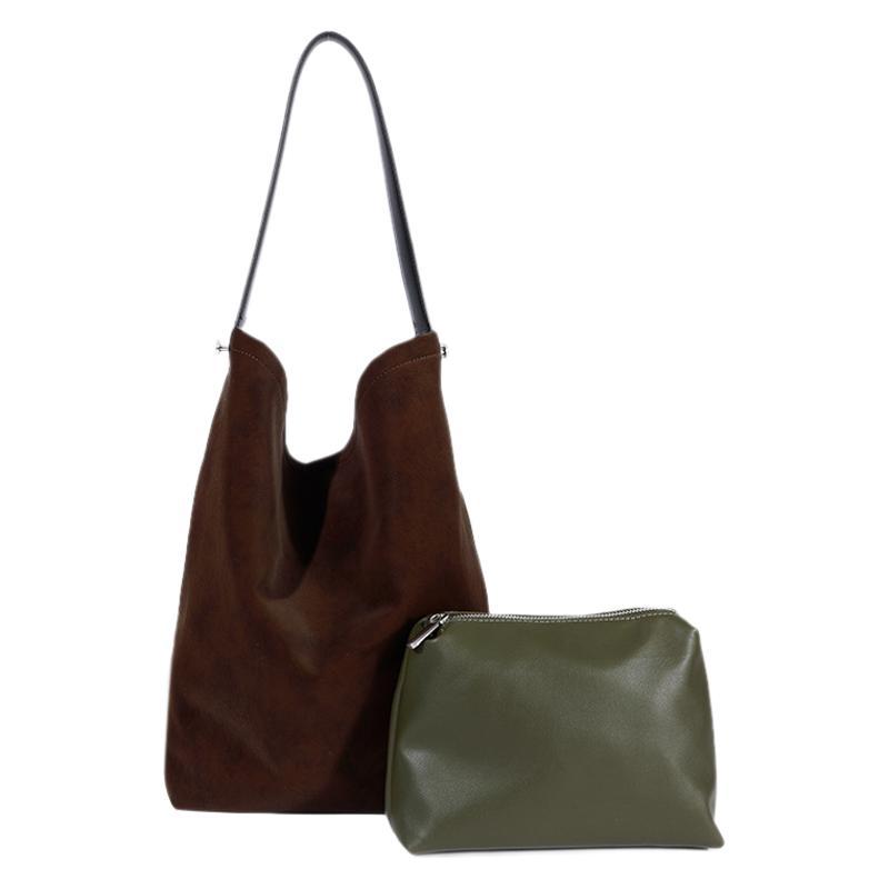 Women's Frosted Suede Niche High-grade Single Simple Shoulder Bags