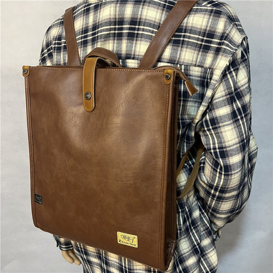 Women's & Men's & University Style Simple Business Portable Backpacks