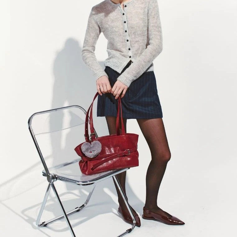 Durable Charming Niche Retro Commuting Large Shoulder Bags