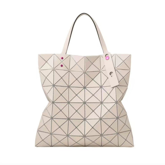 Women's March Grid Color Nail Frosted Matte Surface Shoulder Bags