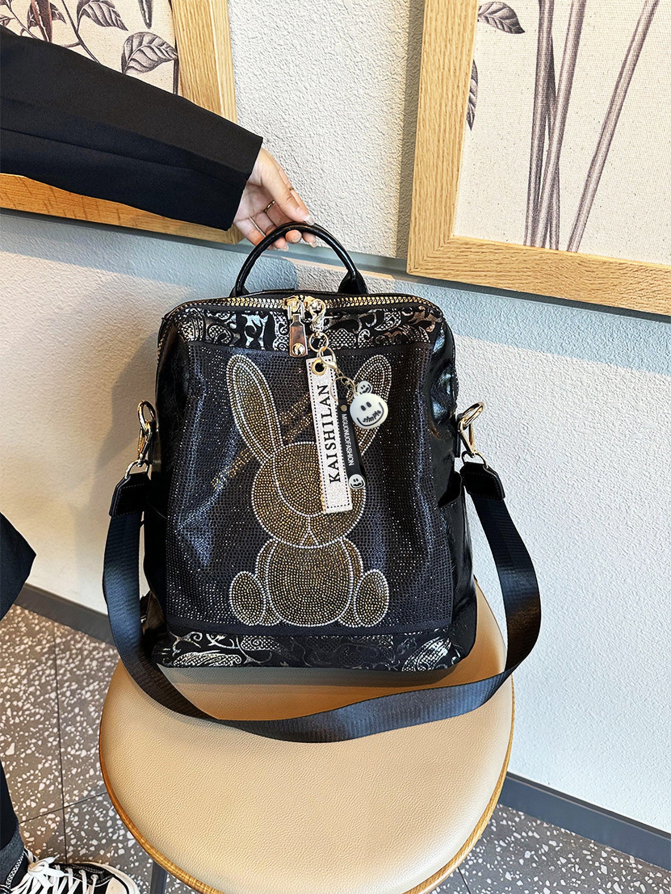 High-grade Rhinestone Fashion Large Capacity Commute Backpacks