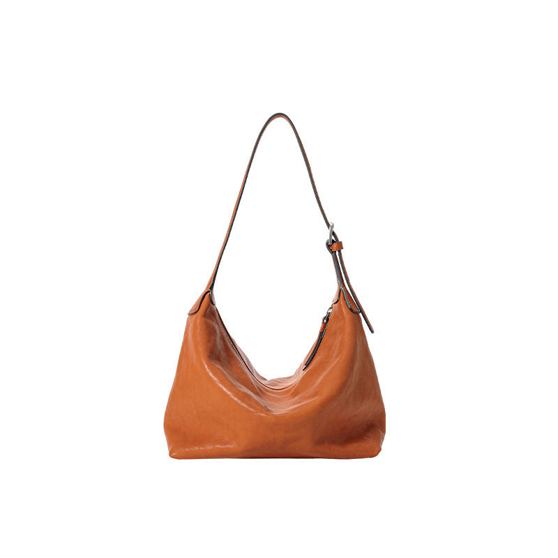 Vegetable Tanned Underarm Classic Versatile Commuter Shoulder Bags