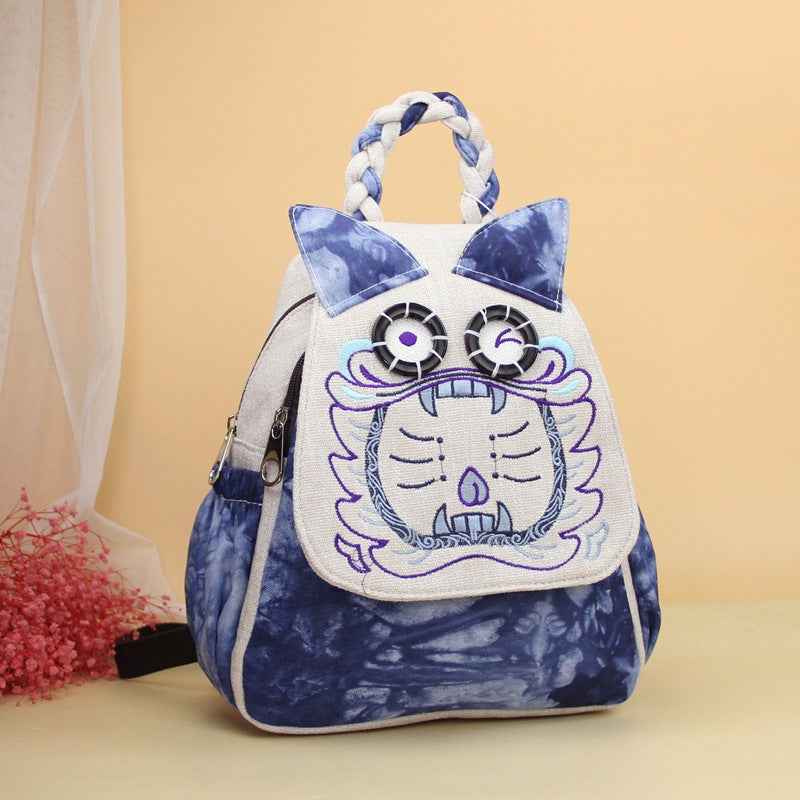 Unique Fashion Cute Tiger Head Style Backpacks