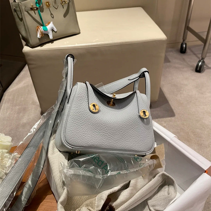 Women's Lindy Mini Doctor Cow Leather Portable Bags