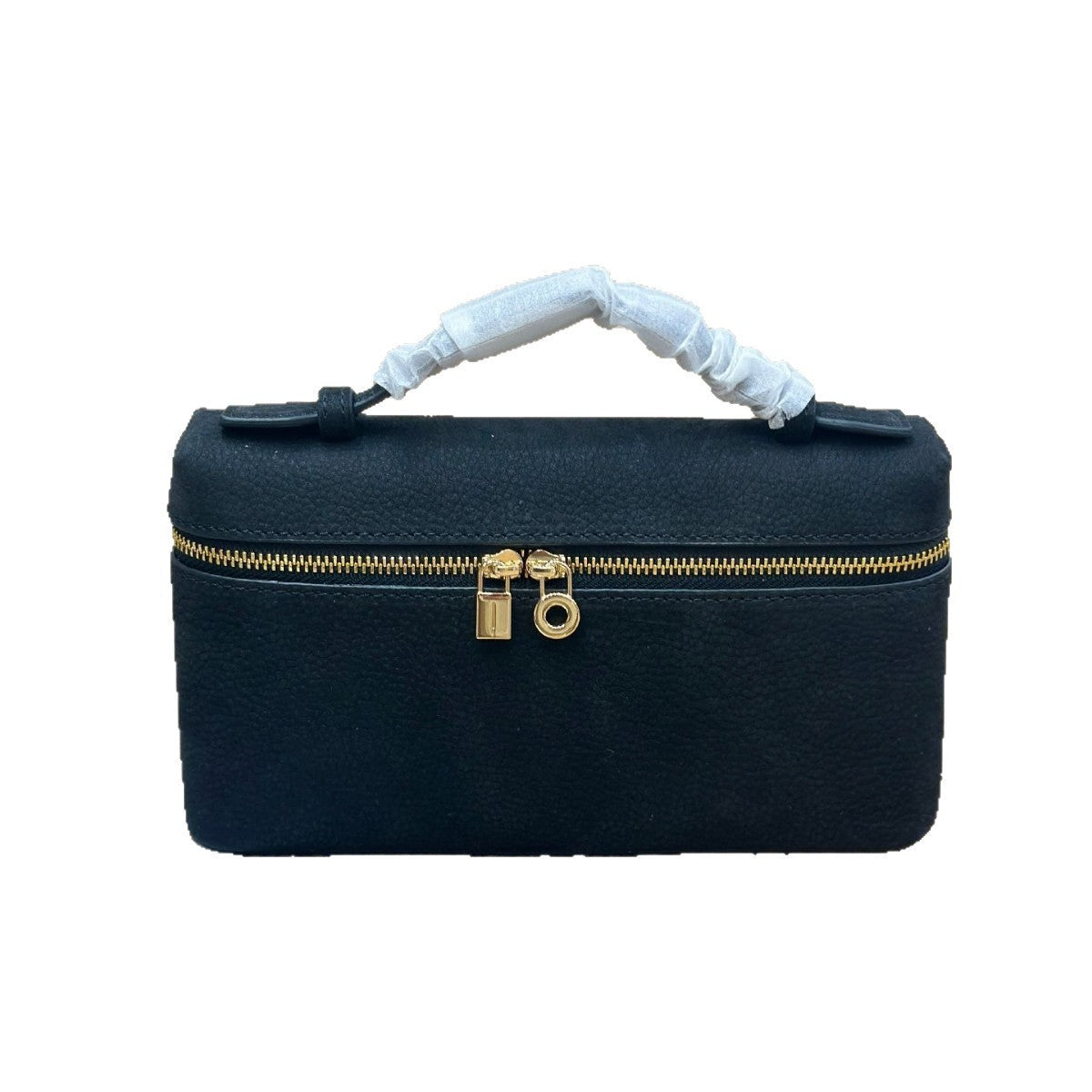 Women's Quality Lunch Box Matte Suede Genuine Crossbody Bags