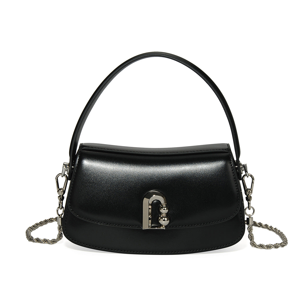 Elegant Women's Saddle Cowhide Design Popular Crossbody Bags