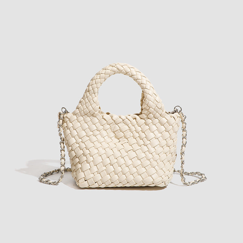 Design Hand-woven Single Vegetable Basket Daily Handbags