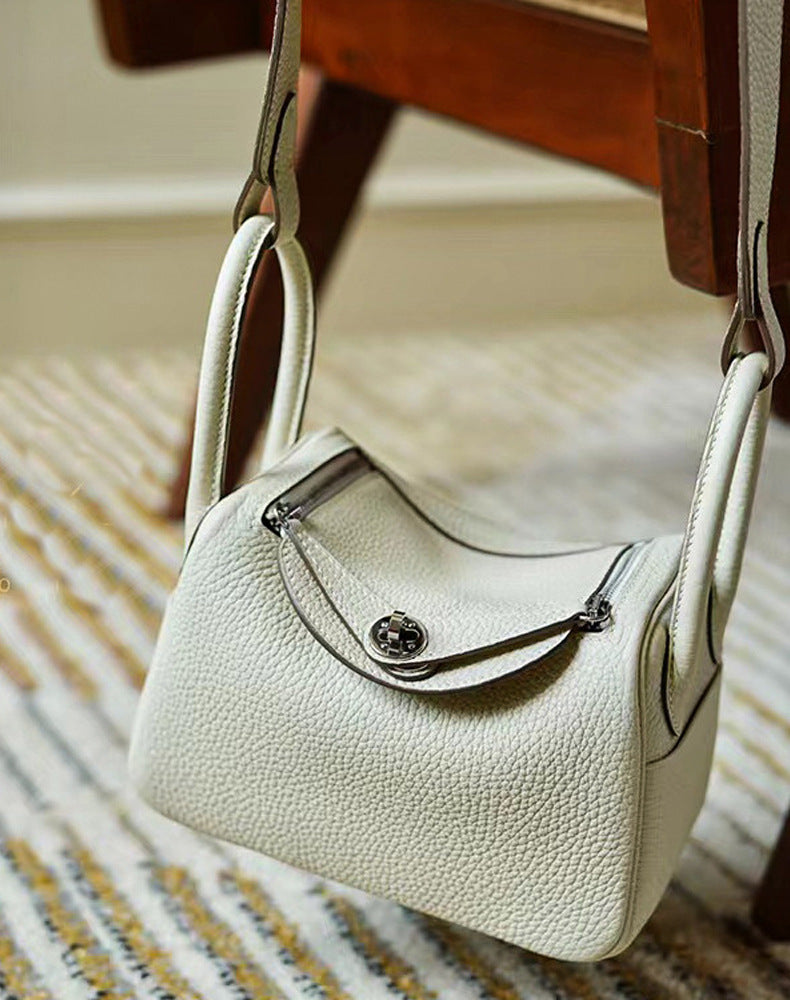 Women's Handmade Mini Lindy Pillow Leather First Handbags