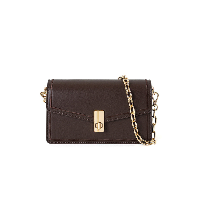 Women's Fashionable Commuter Light Luxury High-grade Leather Crossbody Bags