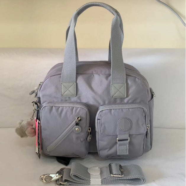 Women's Home Nylon Monkey Simple Double Pocket Handbags