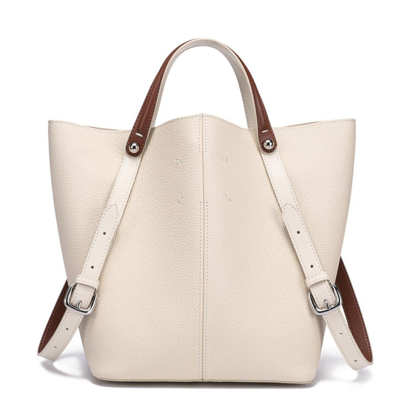 Women's Layer Cowhide One Large Capacity Commuter Shoulder Bags