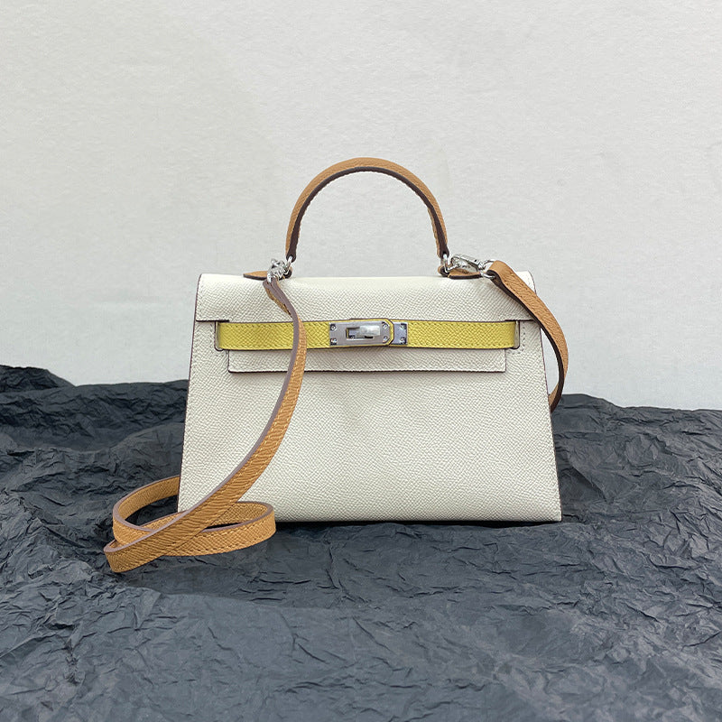 Women's Trendy Kelly Second Generation Genuine Leather Crossbody Bags