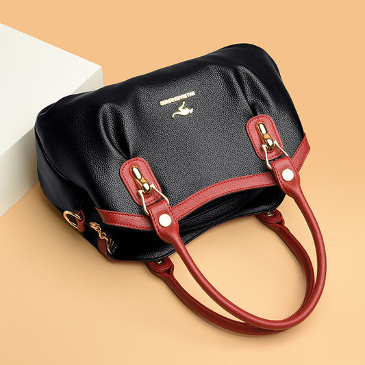 Glamorous Mom Fashion Classy Soft Leather Handbags