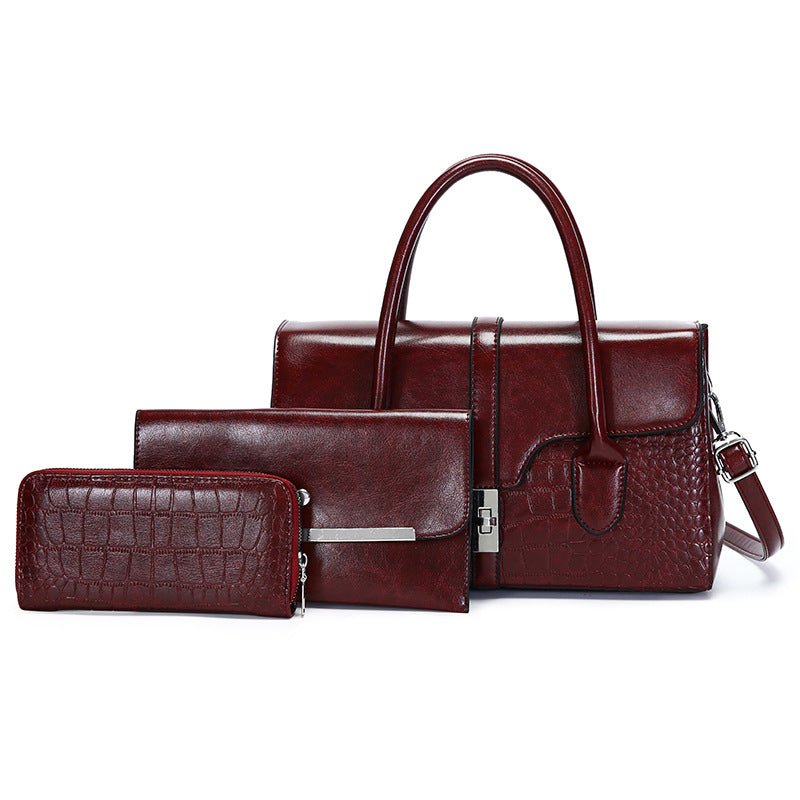 Fashion Beautiful Cool Three-piece Set Mother Tote Bags