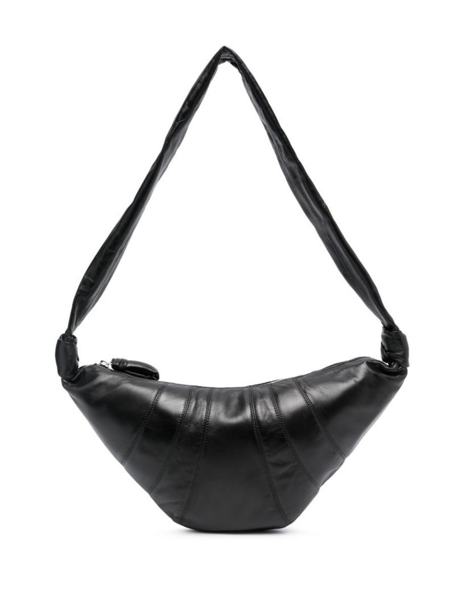 Correct Version Of Sheepskin Upgrade Leather Croissant Can Crossbody Bags