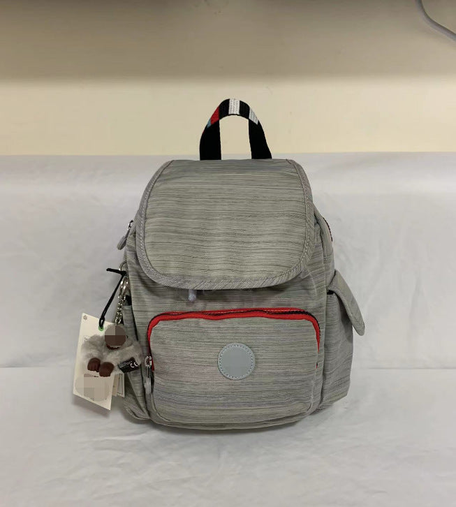Women's Summer Nylon Canvas Monkey Urban Simple Backpacks