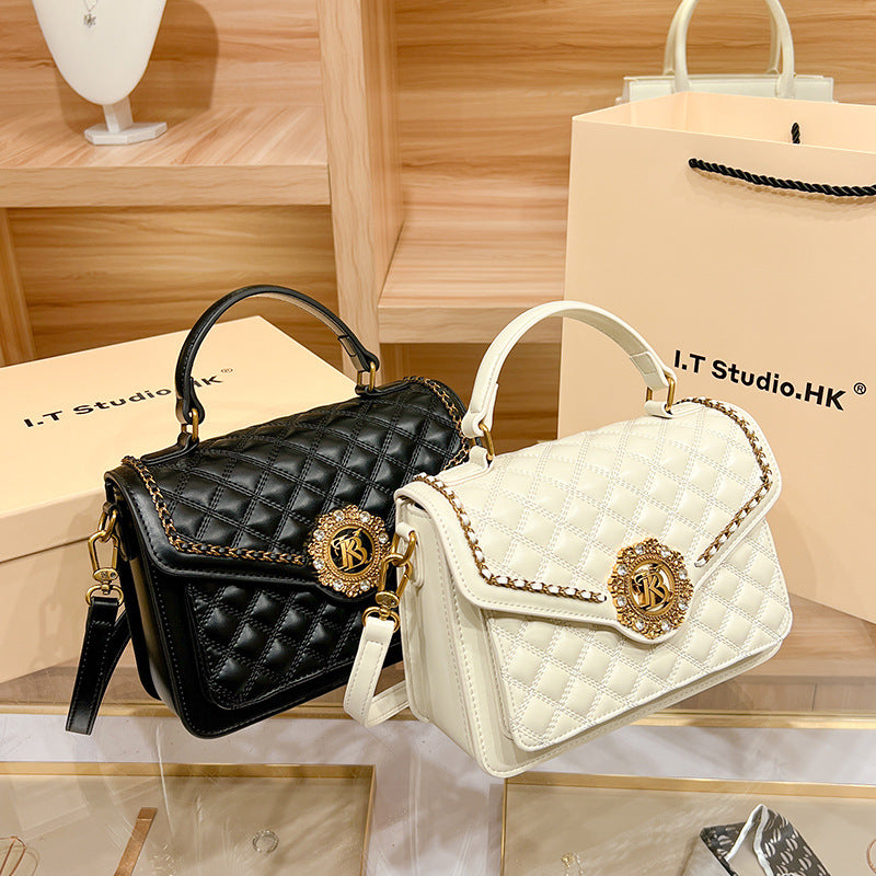 Women's Genuine Leather Pouch Advanced Texture Popular Shoulder Bags