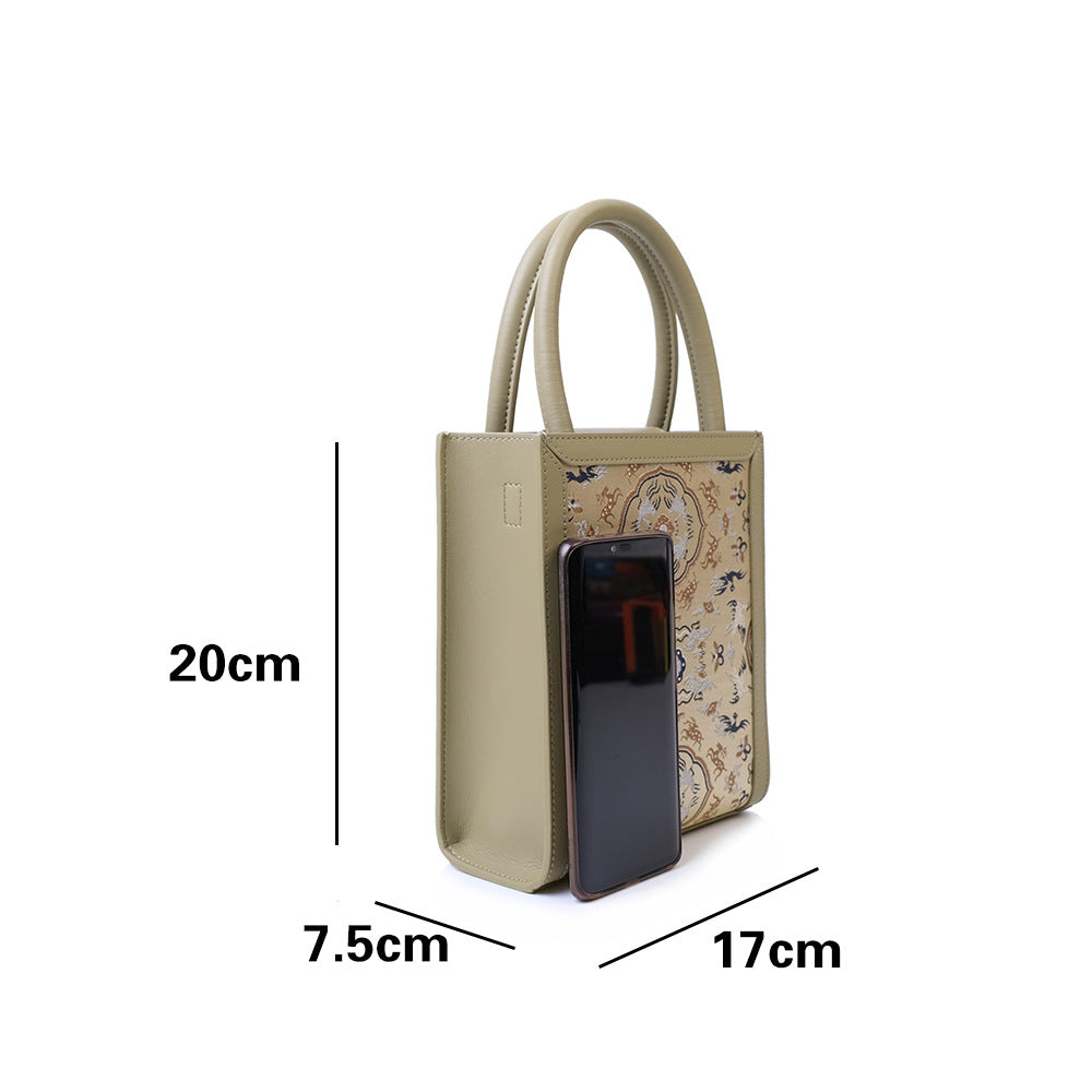 Women's Dynasty Brocade National Style Hand Silk Crossbody Bags