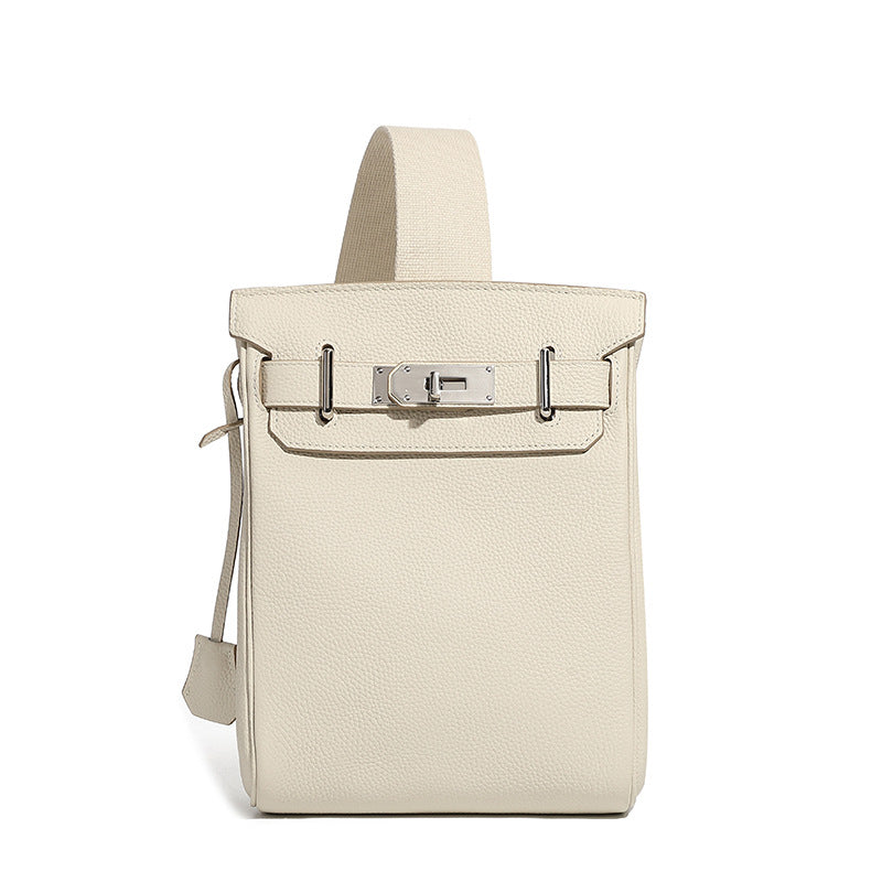 Classy Cowhide Kelly Unisex Fashion Genuine Crossbody Bags