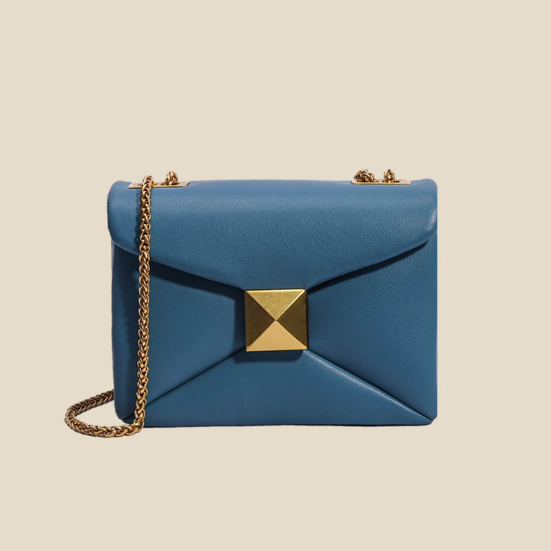 Early Spring Korean Style Rivet Niche Chain Crossbody Bags