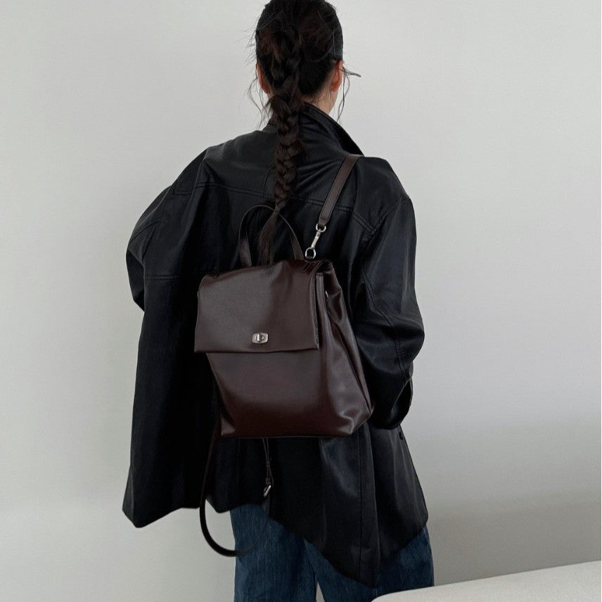 Graceful Women's Niche Large Capacity Simple Shoulder Bags