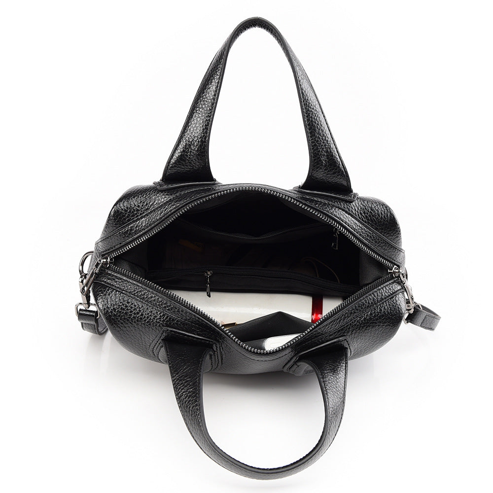 Versatile Boston Fashion Large Capacity Female Bags