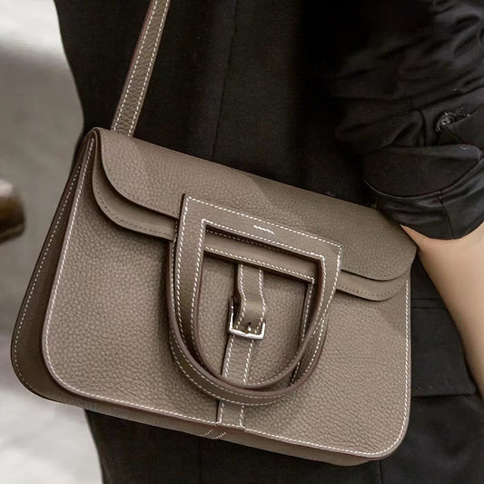 Women's Pattern First Layer Leather Envelope Leisure Shoulder Bags